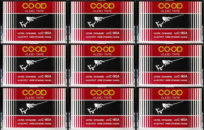 Compact Cassette CO-OP UD 90 Type I Normal 1977 Japan