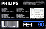 Compact Cassette Philips FE-I 90 Type I Normal 1985 Europe