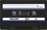 Compact Cassette Philips FE-I 90 Type I Normal 1985 Europe