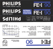 Compact Cassette Philips FE-I 90 Type I Normal 1985 Europe