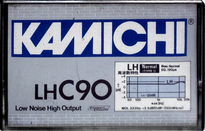 Compact Cassette Kamichi LH 90 Type I Normal Canada