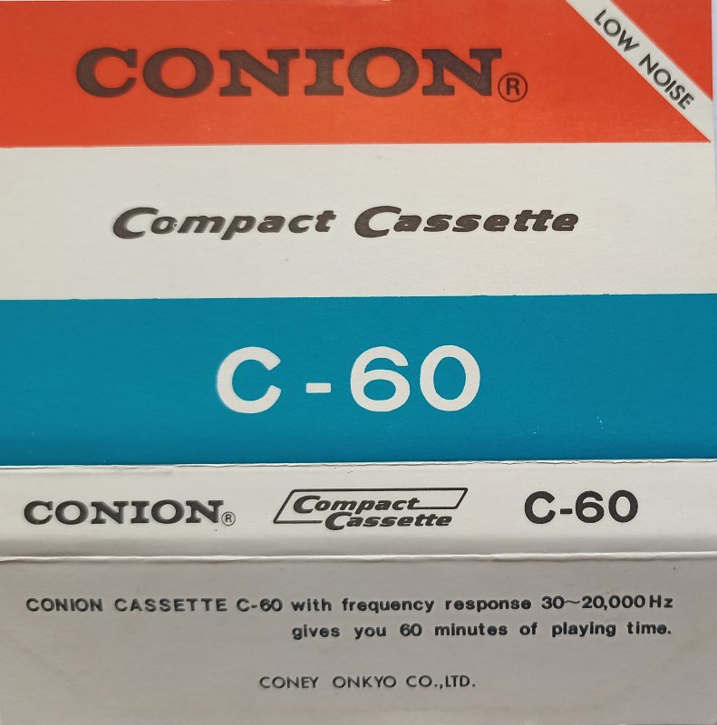 Compact Cassette Conion 60 Type I Normal Japan