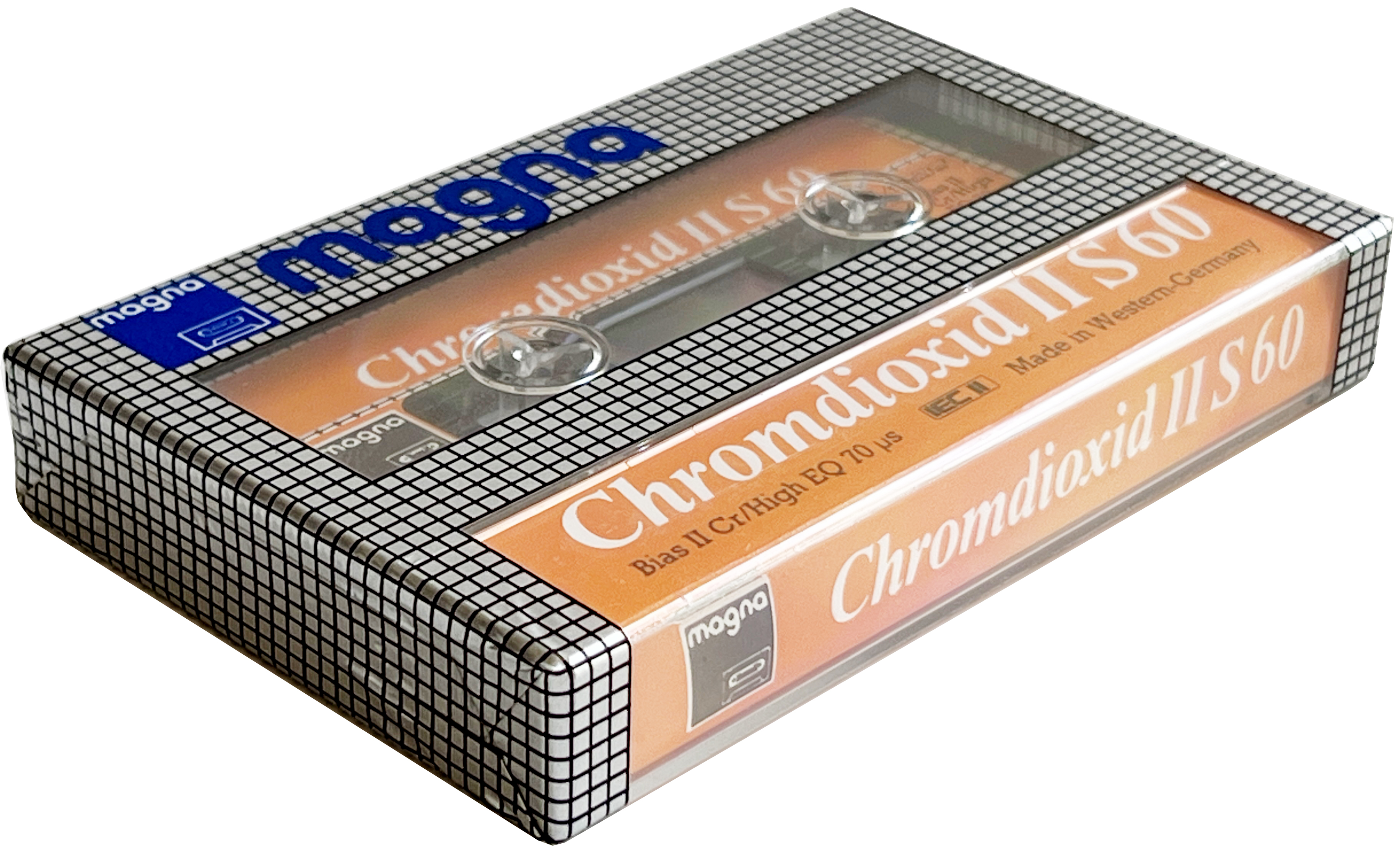 Compact Cassette Magna Chromdioxid II S 60 Type II Chrome 1984 Europe