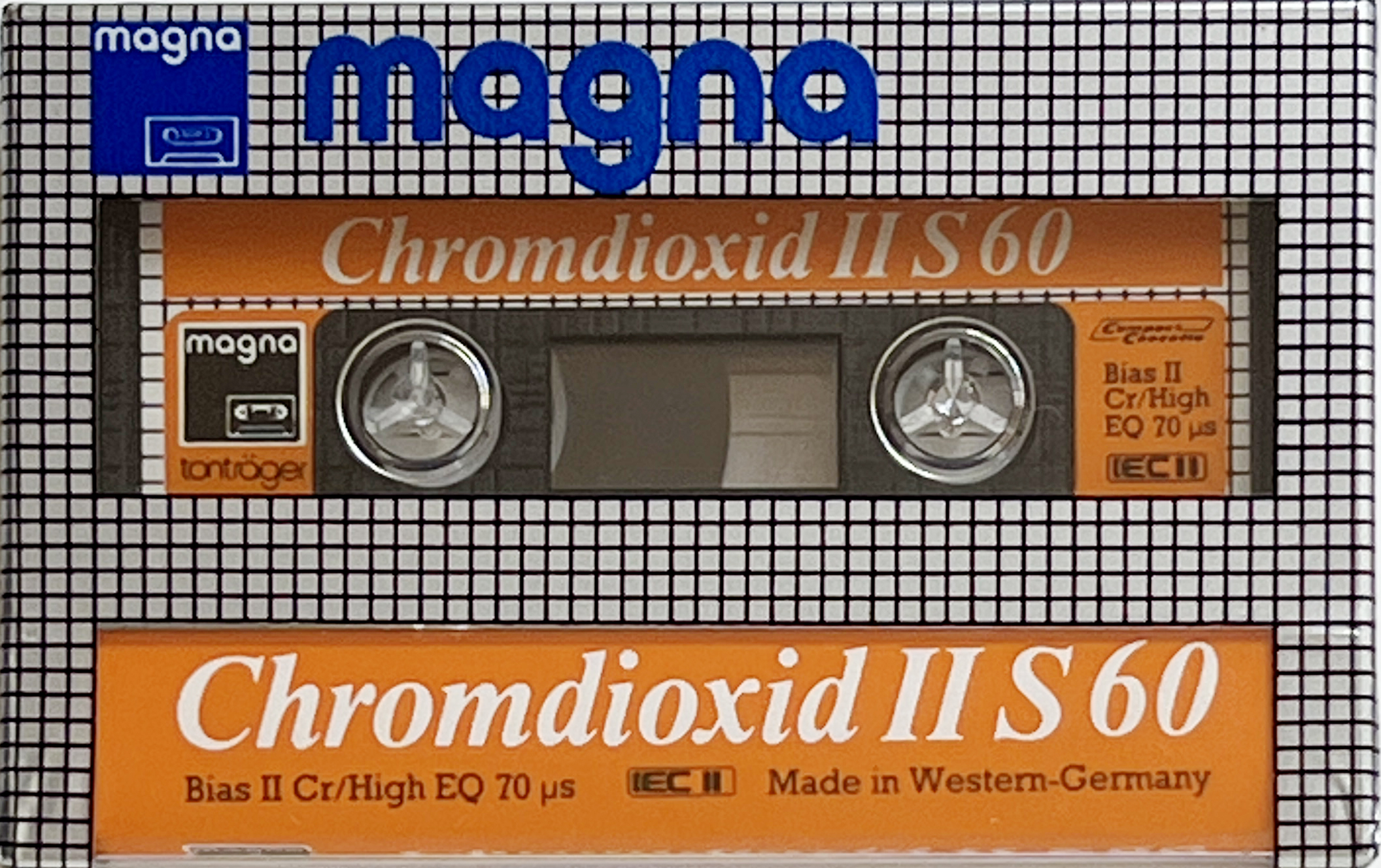 Compact Cassette Magna Chromdioxid II S 60 Type II Chrome 1984 Europe
