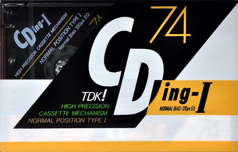 Compact Cassette TDK CDing 1 74 "CDING1-74" Type I Normal 1989 Japan