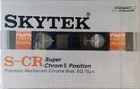 Compact Cassette Skytek S-CR 60 Type II Chrome 1984 Europe