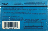Compact Cassette Sheng 60 "OK810" Type I Normal China