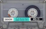 Compact Cassette Denon RS 20 Type I Normal 1990 Japan