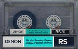 Compact Cassette Denon RS 20 Type I Normal 1990 Japan
