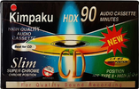 Compact Cassette Kimpaku 90 "HDX" Type II Chrome Europe