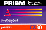Compact Cassette Prism CX 30 Type I Normal USA