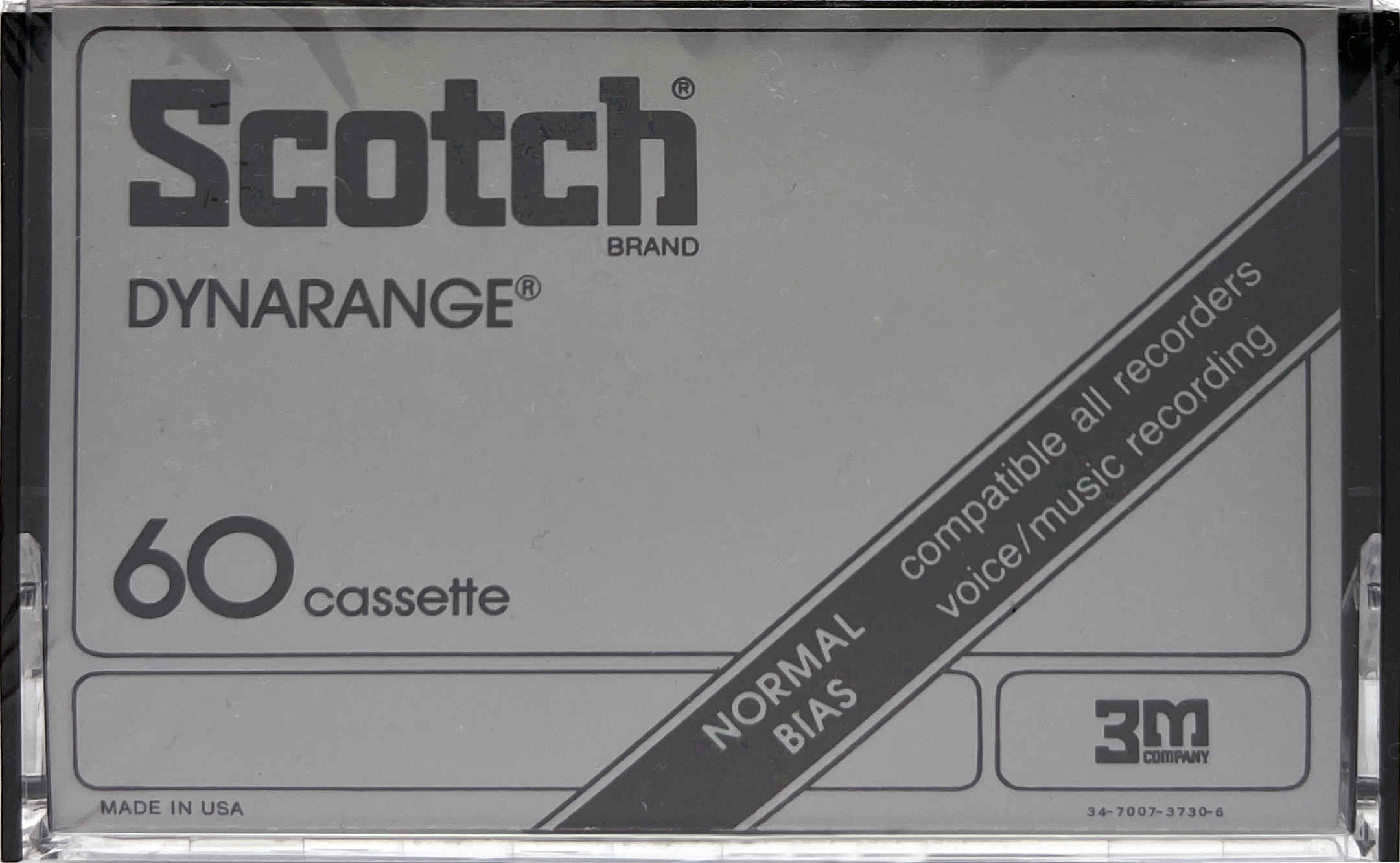 Compact Cassette Scotch Dynarange 60 Type I Normal 1979 USA