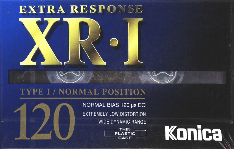 Compact Cassette Konica XR 120 "XR-I" Type I Normal 1990 Europe