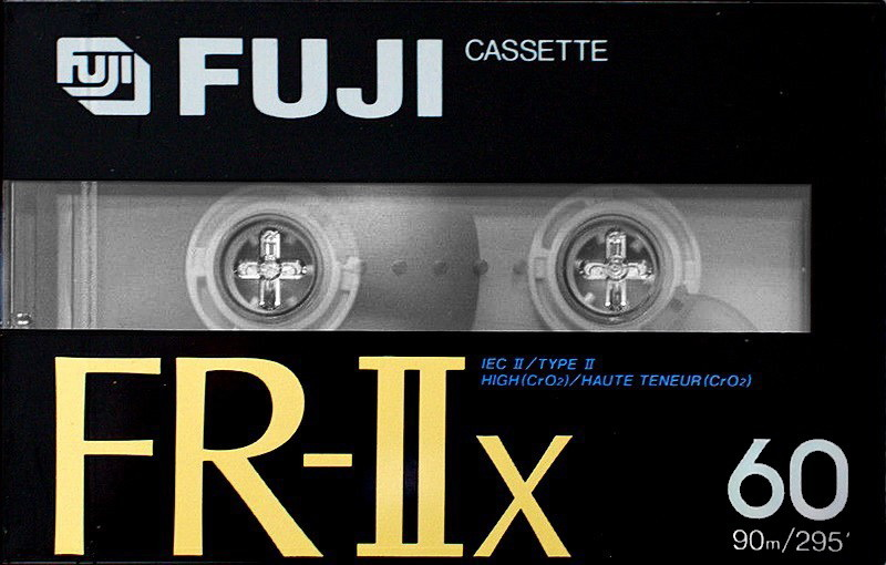 Compact Cassette Fuji FR-IIx 60 Type II Chrome 1989 North America