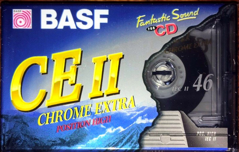 Compact Cassette BASF CE II Chrome Extra 46 Type II Chrome 1995 Europe