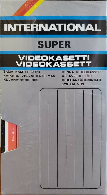 VHS, Video Home System International 180 Type I Normal Finland