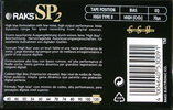 Compact Cassette RAKS SP 2 120 Type II Chrome 1998 Europe