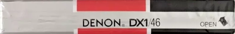 Compact Cassette Denon DX1 46 "DX1-46GE" Type I Normal 1992 North America