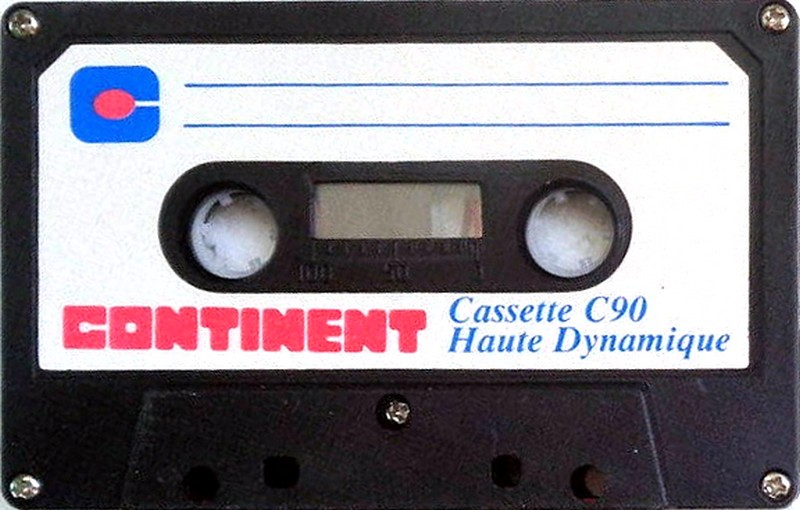 Compact Cassette Continent C 90 Type I Normal 1988 Turkey