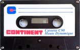 Compact Cassette Continent C 90 Type I Normal 1988 Turkey