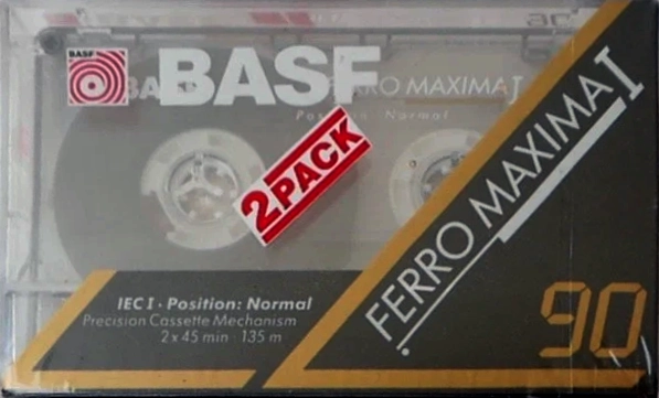 2 pack BASF Ferro Maxima I 90 Type I Normal 1991 Europe