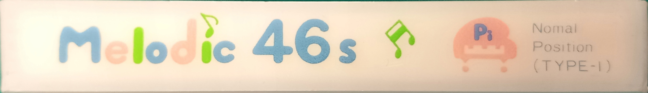 Compact Cassette Melodic 46 "Blue" Type I Normal 1985 Japan