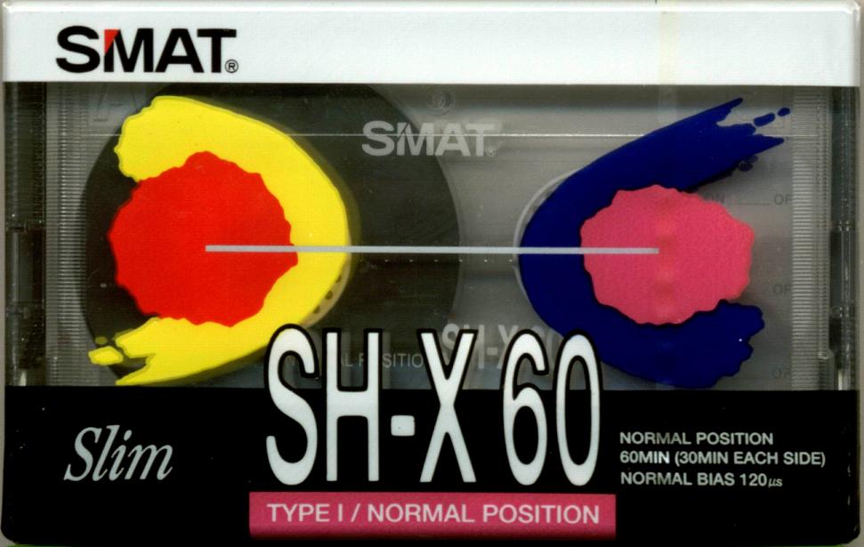 Compact Cassette Smat SH X 60 Type I Normal 1992 South Korea