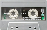 Compact Cassette Sony HF-S 74 Type I Normal 1989 Japan