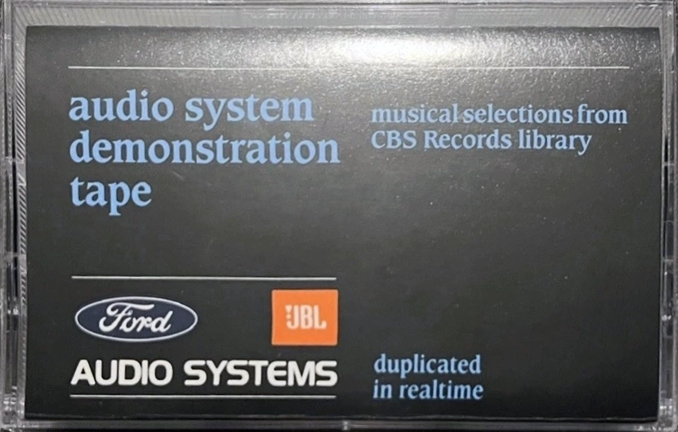 Compact Cassette Loran Ford Audio Systems Demonstration Tape 1988 USA