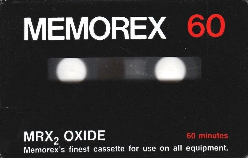 Compact Cassette Memorex MRX2 Oxide 60 Type I Normal 1974 USA