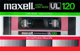 Compact Cassette Maxell UL 120 Type I Normal 1983 Japan