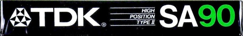 Compact Cassette TDK SA 90 Type II Chrome 1984 USA