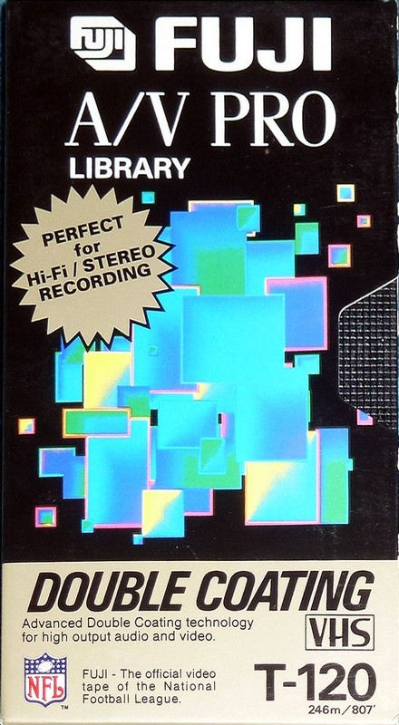 VHS, Video Home System Fuji AV PRO 120 Type I Normal Canada, USA