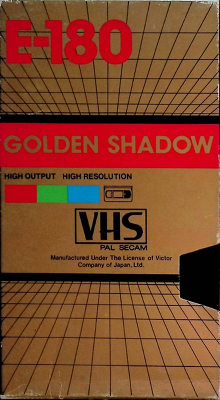 VHS, Video Home System Golden Shadow 180 Type I Normal Europe