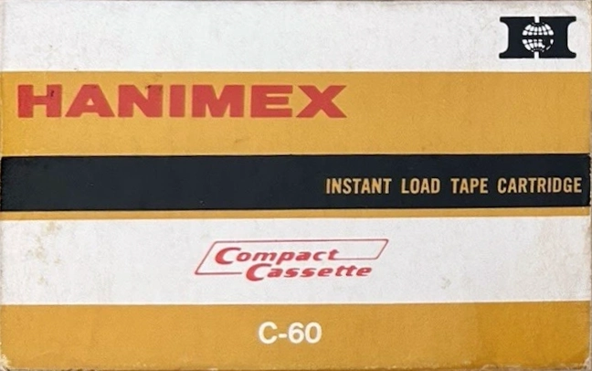 Compact Cassette Hanimex 60 Type I Normal 1972 USA