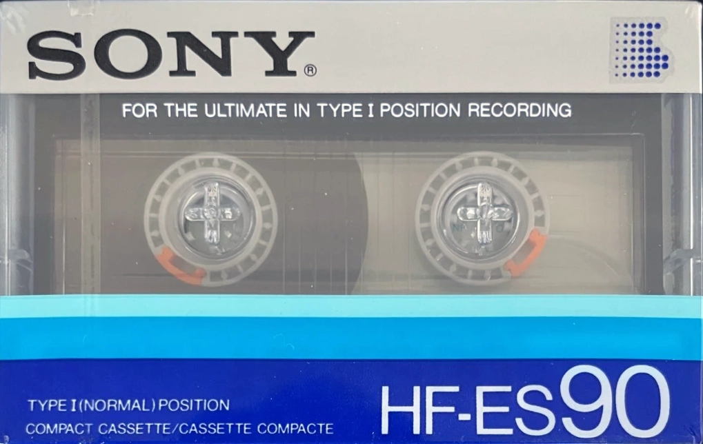 Compact Cassette Sony HF-ES 90 Type I Normal 1985 Europe