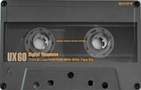 Compact Cassette Sony UX 60 Type II Chrome 1989 Japan