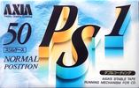 Compact Cassette AXIA PS-I / PS-1 50 "PS1F 50" Type I Normal 1993 Japan