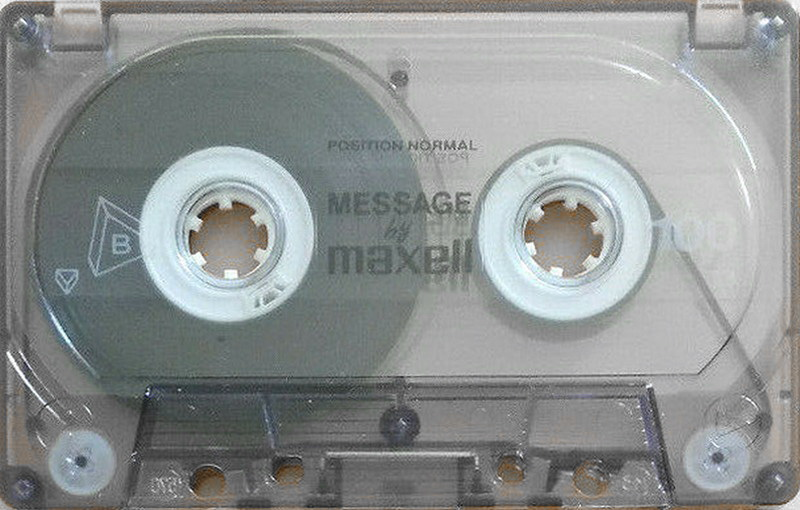 Compact Cassette Maxell Message 100 Type I Normal Europe