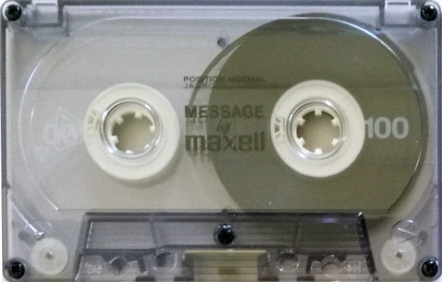 Compact Cassette Maxell Message 100 Type I Normal 1991 Italy