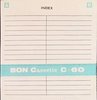 Compact Cassette Bon 60 Type I Normal 1988 Japan