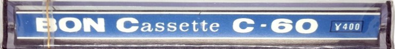 Compact Cassette Bon 60 Type I Normal 1988 Japan