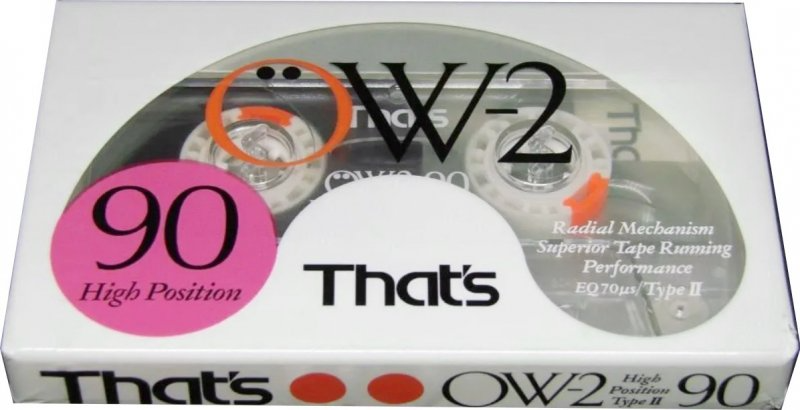 Compact Cassette Thats OW-2 90 Type II Chrome 1991 Japan