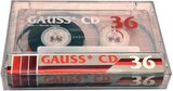 Compact Cassette Gauss CD 36 Type I Normal 1995 Latin America