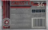 Compact Cassette Gauss CD 36 Type I Normal 1995 Latin America