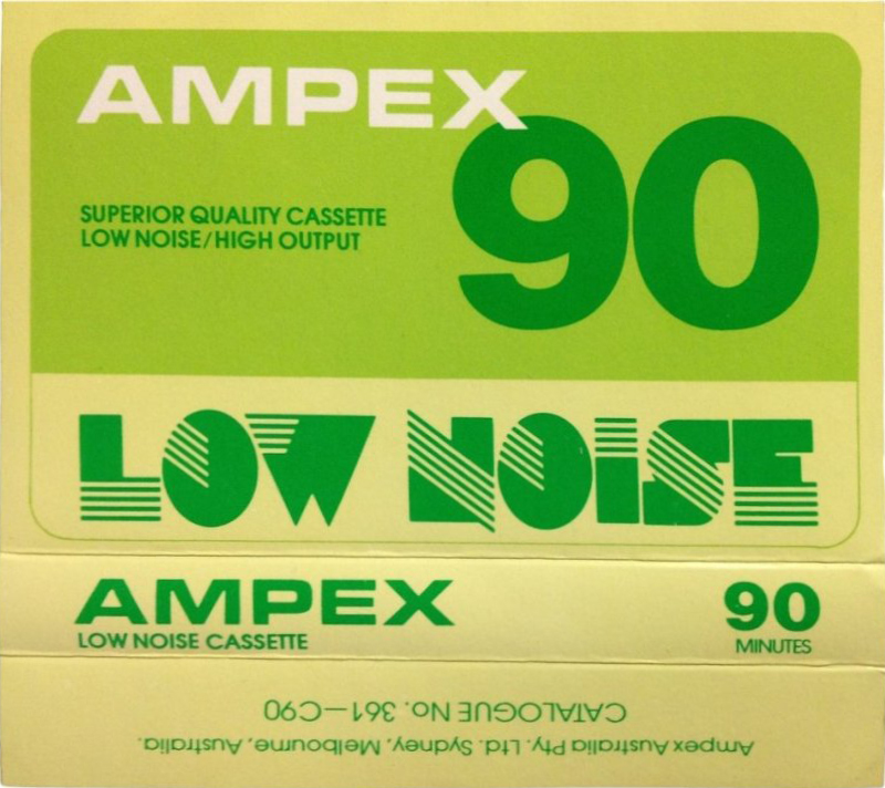Compact Cassette Ampex 90 Type I Normal 1973 Australia