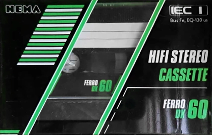 Compact Cassette Hema Ferro DX 60 Type I Normal 1988 Netherlands