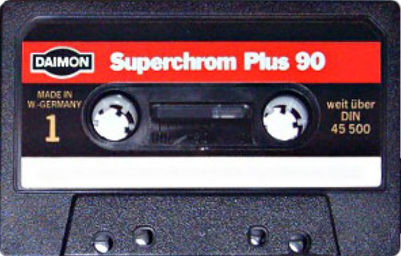 Compact Cassette Daimon Superchrom Plus 90 Type II Chrome 1977 Germany