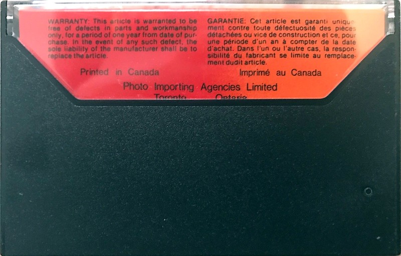 Compact Cassette AGFA Ferrocolor 90 Type I Normal 1978 Canada