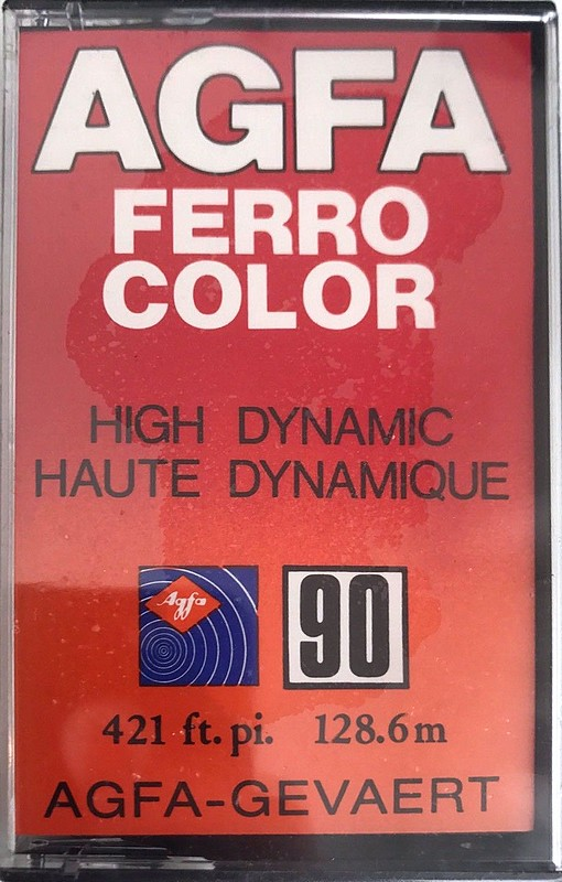 Compact Cassette AGFA Ferrocolor 90 Type I Normal 1978 Canada